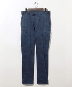 JOSEPH ABBOUD 【イタリア素材/製品染め/ウエストも伸びる!】迷彩ガーメンドダイ パンツ