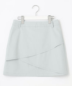 23区GOLF 【WOMEN】【ストレッチ性】チノヘムレイヤースカート 普段のコーデに華やかさをプラス