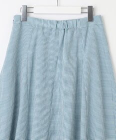 J.PRESS LADIES 【洗える】アセVis ギンガム スカート