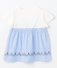 組曲 KIDS 【150-160cm】ビーチコーミングストライプ Tシャツ