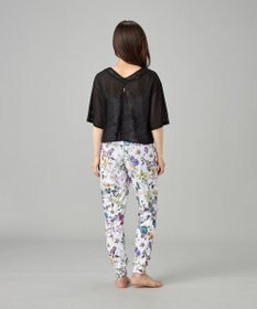 Chacott シアーリブバッククロスTシャツ