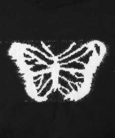 WEGO バタフライダメージワンショルダーニット