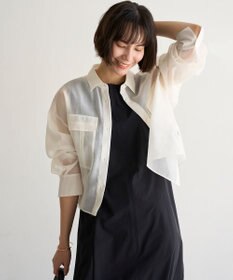 UNFILO シアークロップドシャツ