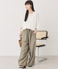 AMERICAN HOLIC 配色コクーンシルエットニット