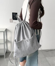 WEGO ハトメデザインナップサック