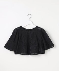 ANY SIS 【2SET】ジャガード ケープ トップス × サロペット