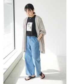 CRAFT STANDARD BOUTIQUE UVカット/接触冷感/マシンウォッシャブル/Vネックビッグニットカーディガン