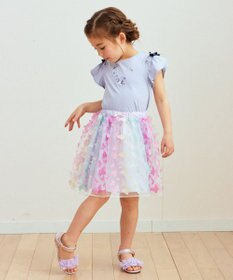 ANY KIDS レインボー チュール スカート