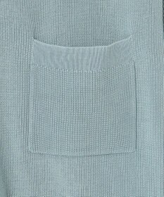 J.PRESS LADIES 【洗える】ORGANIC GASS COTTON キーネック カーディガン