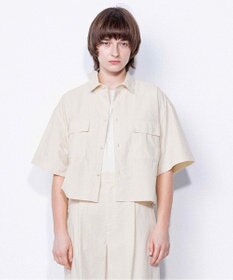 NAVE 【ReNAVE・洗える/撥水加工/接触冷感/UVケア/セットアップ】ナイロンタスラン シャツ