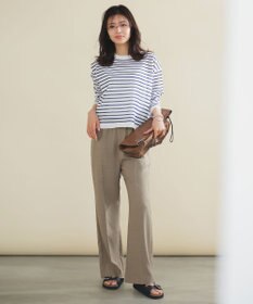 UNFILO シアーフォルムニット ボーダー