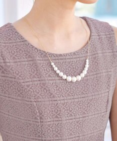 Tiaclasse 【新色追加・洗える】大人上品な総レースワンピース