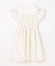 ANY KIDS 【洗濯機可能】オンオフショルダーワンピース