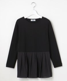 J.PRESS LADIES L 【WEB限定カラーあり】レイヤードジャージー フレア カットソー