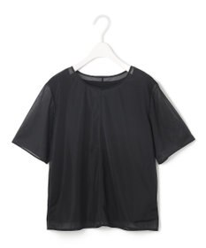 ICB L 【洗える】ハイゲージチュールコンビ カットソー