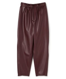 BEIGE， HYAL / フェイクレザーカービーラインイージーパンツ