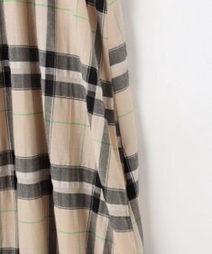 自由区 【カタログ掲載・洗える】シアーブライトチェック ワンピース