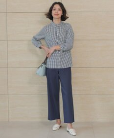 J.PRESS LADIES 【WEB限定カラーあり】コンパクトエステネージュ シャーリング シャツ ブラウス