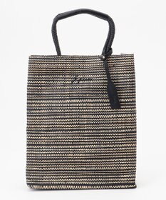 J.PRESS LADIES 【WEB限定・A4サイズ収納可】 マダガスカルラフィア トート バッグ