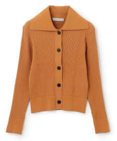 UNFILO 襟付きクロップドカーディガン