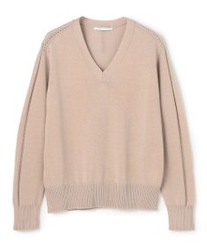 BEIGE， ARSENOPY / コットンドライタッチ Vネックニット