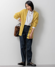 23区 【Oggi11月号掲載】ブラッシュドアルパカ ニットカーディガン