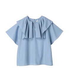 earth music&ecology ビッグカラーチェーンブラウス