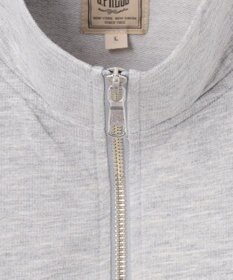 J.PRESS MEN 【KING SIZE】インレージャージー ロゴハーフジップスウェット