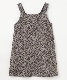 組曲 KIDS 【110-140㎝】モノトーンフラワーコーデュロイ ワンピース