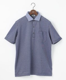 JOSEPH ABBOUD 【速乾 / お手入れ簡単】 猛暑に最適！シャンブレーポロシャツ