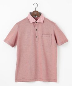 JOSEPH ABBOUD 【速乾 / お手入れ簡単】 猛暑に最適！シャンブレーポロシャツ