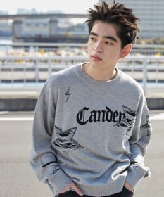 WEGO 【ユニセックス着用ITEM】ダメージジャガードニットプルオーバー