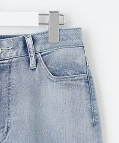 自由区 L 【19号サイズまで展開】ウスカルデニムダーツカーブ パンツ