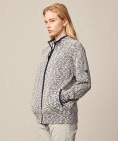 JOSEPH ABBOUD MOUNTAIN 【洗える・イタリア糸使用】 コットンスラブ ニット ブルゾン