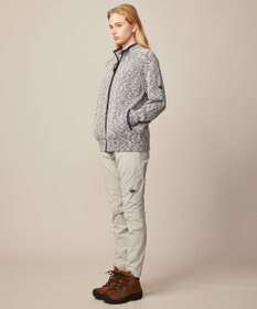 JOSEPH ABBOUD MOUNTAIN 【洗える・イタリア糸使用】 コットンスラブ ニット ブルゾン