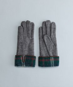 ORuKuBET タータンチェックカフスジャージグローブ(WOMEN)【タッチパネル対応】