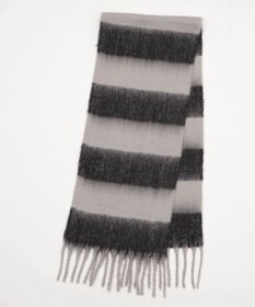 WEGO 【マフラー/ユニセックス着用】ワイドフリンジストール