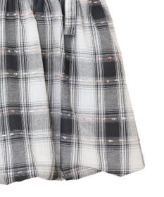 earth music&ecology チェックパターンバルーンキャミビスチェ