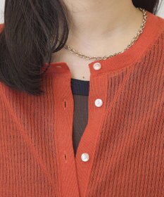 AMERICAN HOLIC シアーリブニットカーディガン