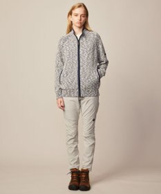 JOSEPH ABBOUD MOUNTAIN 【洗える・イタリア糸使用】 コットンスラブ ニット ブルゾン