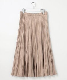 J.PRESS LADIES ライトマイクロスエード プリーツ スカート