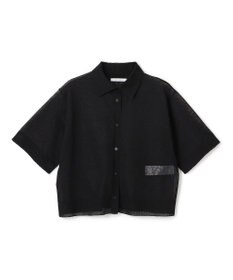 BEIGE， 【洗える・Oggi10月号掲載】MILANO / リネン混シアーポロカラーニット