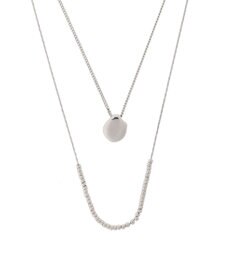 AMERICAN HOLIC メタルトップ＆ボールスライドチェーンＳＥＴネックレス