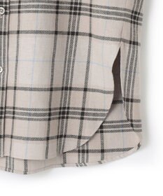 ICB 【洗える】コットンカポックチェック シャツ