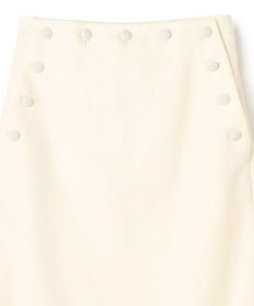 BEIGE， LAZUL / マリンボタンIラインスカート