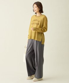 ANY L 【2SET】シアーロゴニット×タンクトップセット