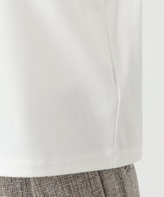 23区 【エステータ】スーピマコットン プレミアムジャージー 半袖クロップド丈Tシャツ
