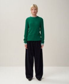 ATON 5W COTTON CORDUROY | タックワイドパンツ