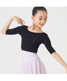 Chacott 【ノーソーイングニット】ジュニア ノーソーイングショートトップ