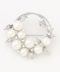 ANY SIS ドロップパール調 ブローチ